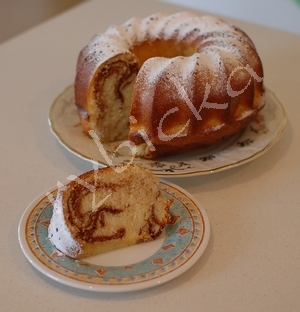 Nedělní mramorová bábovka