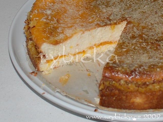 Tvarohový koláč s mandarinkami